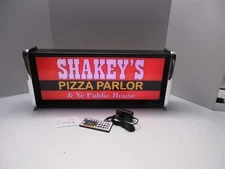 Shakeys Pizza Parlor LED Display lighted sign lightbox Wall Hanging Light