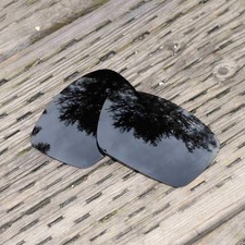 Walleva Mr.Shield Polarized Black Replacement Lenses for Oakley Fuel Cell