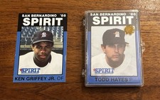 1988 San Bernardino Spirit Ken Griffey Jr.  Complete Set