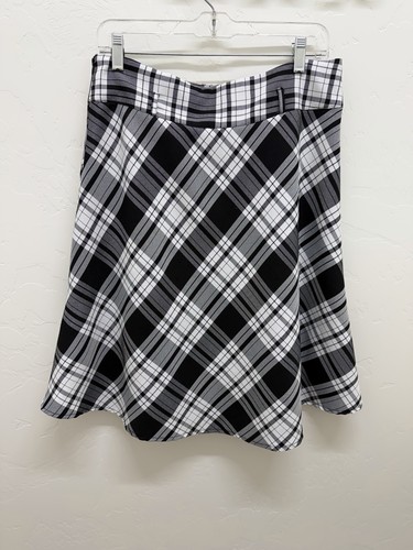 Clockhouse Plaid Skater Skirt Large