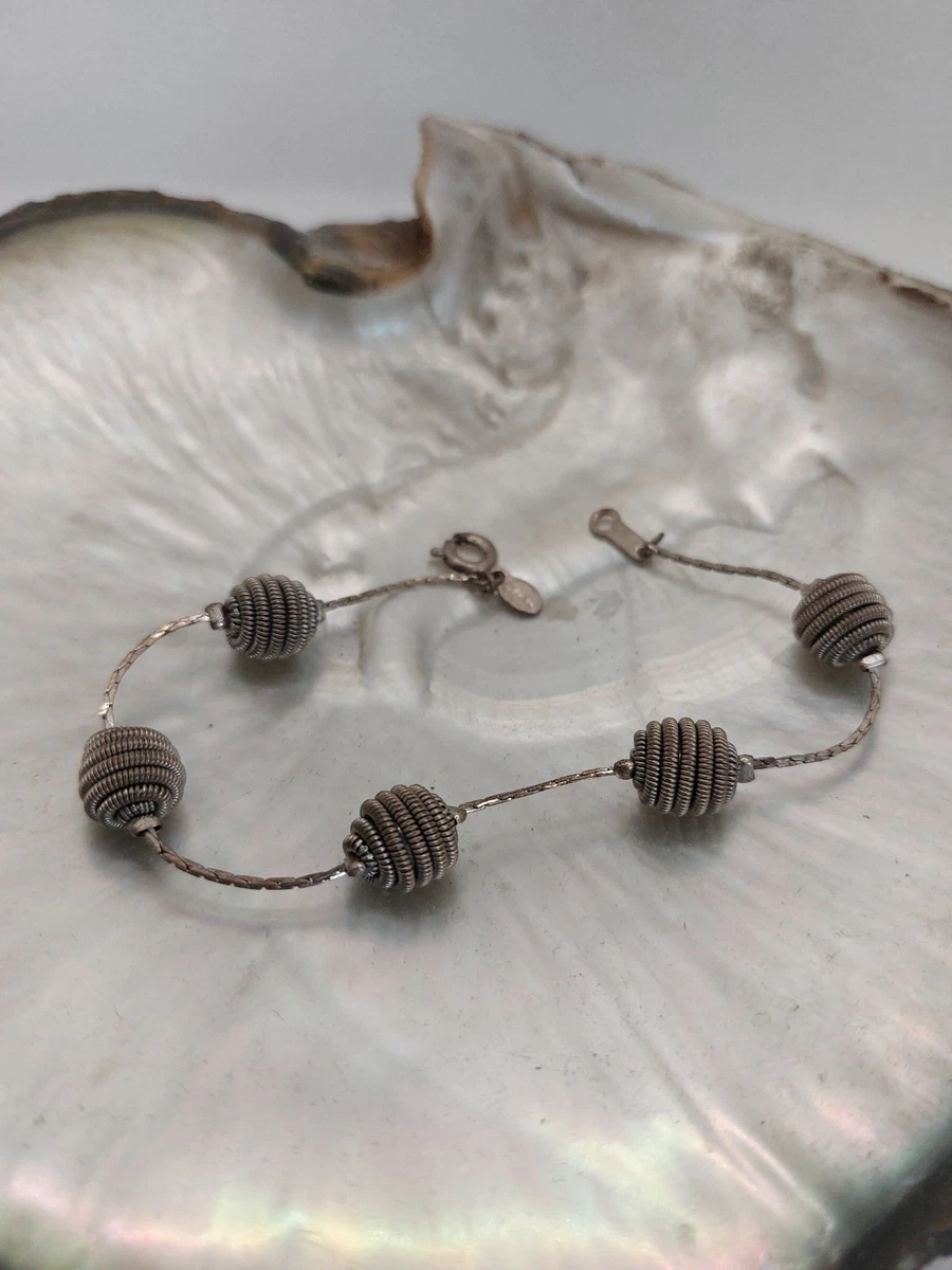 Bracelet Manchette Vintage Signé MONET - Métal Doré, Occasion 'Dans Son Jus'