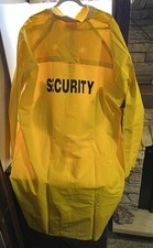 XL Security Raincoat Heavy Duty with Snap on Hood