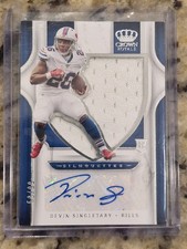 2019 Panini Chronicles - Crown Royale Silhouette RPA Devin Singletary SA19 /99