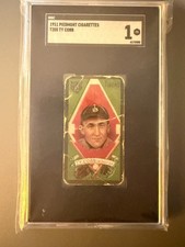 1911 Piedmont cigarettes Ty Cobb T205 SGC 1 PR - Vintage Card
