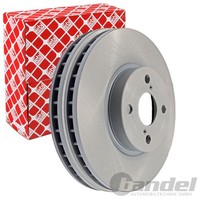 2X Febi Bremsscheiben Ø275Mm Vorne Passend FÜR Toyota Corolla