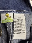 Vintage Sesame Street Big Bird Denim Shortalls Size 2T Embroidered New With Tag — photo 5
