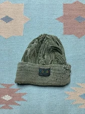 Vintage coogi beanie skull cap skully deep knit 3D textured biggie distressed