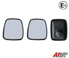 2x Wide Angle Blind Spot 9 X 7 Mirror Head Truck Tractor Caravan Van Towing E9 2x Wide Angle Blind Spot 9 X 7 Mirror Head Truck Tractor Caravan Van Towing E9