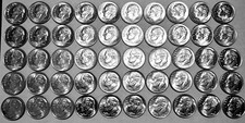 Complet 2000-2025 P D Roosevelt Dime 52 non circulé B.U. Lot de pièces de monnaie