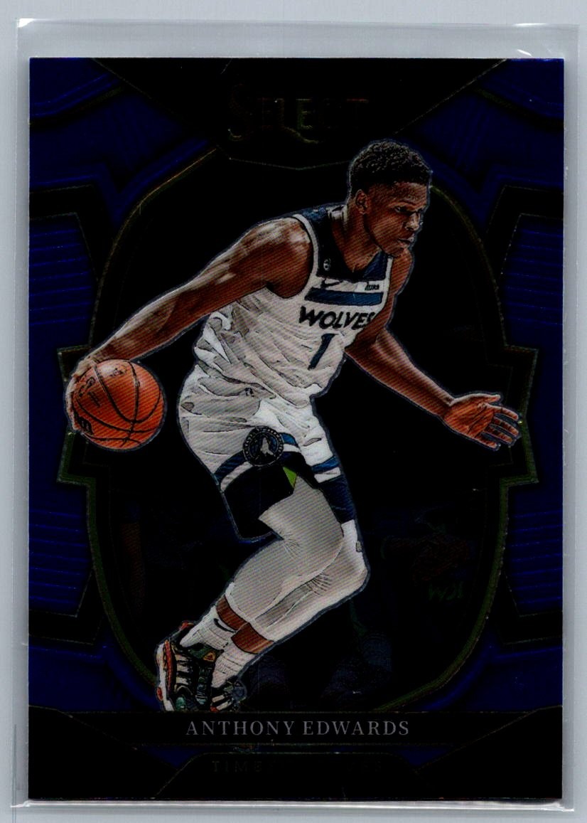 2022-23 Panini Select #46 Anthony Edwards Blue (Retail Base)