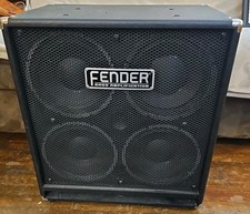 Used Fender Bassman 410 4x10" Bass Cabinet - Black Eminence Inside