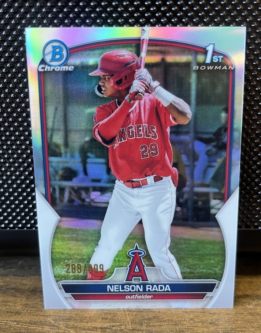 2023 Bowman - Chrome Prospects Nelson Rada #BCP-132 Refractor /499 (RC)