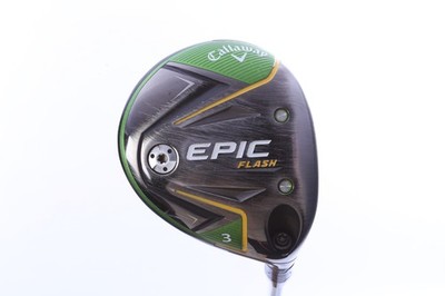 Callaway Epic Flash 15* 3-Wood Stiff Flex Fujikura Atmos Tour Spec Good