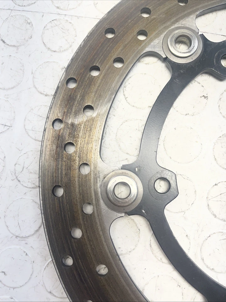 Rotor de freno de disco delantero recto Yamaha FZ6 FZ6R 2004-2009 FABRICANTE DE EQUIPOS ORIGINALES Foto 2 de 4