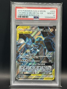Lucario and Melmetal GX Psa 10 | eBay
