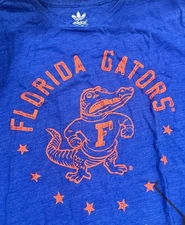 Men’s Adidas College Vault University Of Florida Blue Trimix Short-Sleeve Tee XL