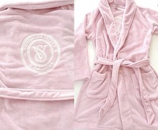 NWT, Womens VICTORIA  S SECRET Pink Logo Plush Robe. Size M/L