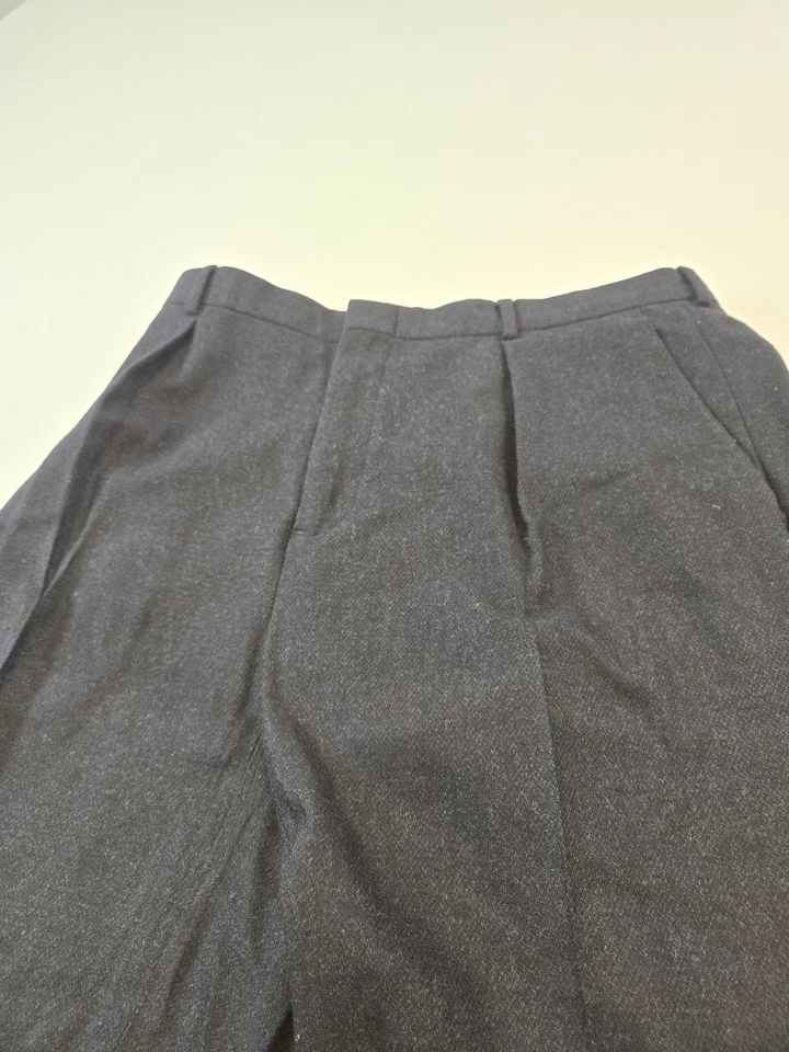 Polo Ralph Lauren Pants Mens 28x29 Wool Blend Trousers Dress Pleated Gray - Image 3 of 4