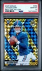 2025 Mosaic Football JAXSON DART REACTIVE YELLOW PSA 10 ROOKIE RC GIANTS #362