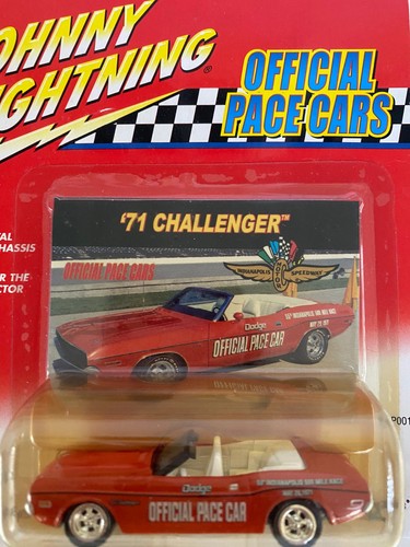 JOHNNY LIGHTNING '71 DODGE CHALLENGER OFFICIAL PACE CAR. - Picture 2 of 4