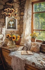 VTG French Country Floral Peony Blossoms Rossy Oil Painting On Canvas Old World