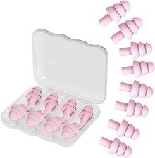 Earplugs for Sleep,Noise Canceling Ear Plug for Sleeping Swimming,4 Pairs
