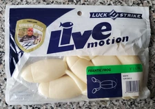 Luck E Strike Live Motion Frantic Frog White 3" 5pk 