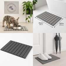 Large Stone Bath Mat Non-Slip Diatomaceous Earth Quick Dry Pet Eco-friendly