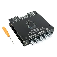 TDA7498E Bluetooth Amplifier Board 160W×2+220W Subwoofer 2.1 Channel Audio...