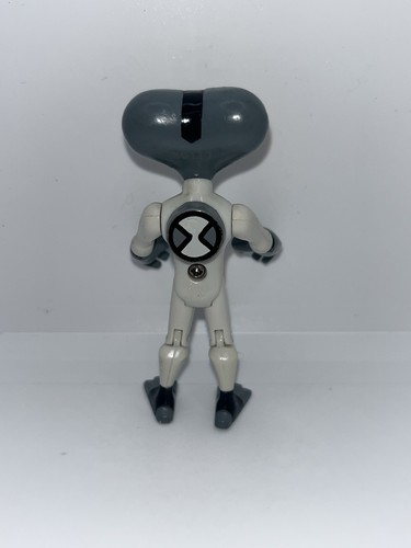 Modellino Ben 10 materia grigia snodato 8 cm giocattolo da collezione Bandai Cartoon Network - Foto 3 di 4