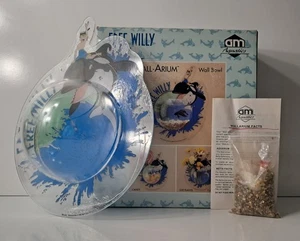 Vintage Wall-Arium Wall Bowl Aquarium Kit GM Aquatics 1995 Movie Free Willy 
