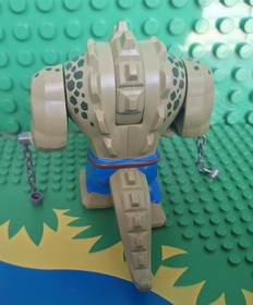 Lego Killer Croc Minifigure SH0321 Incomplete 70907 Batman Tail-Gator