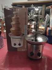 Nostalgia CFF-990 4 Tier Stainless Steel Chocolate Foundue Fountain