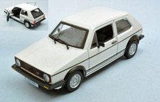 BURAGO 1/24 MODELLINO AUTO STATICO VW GOLF MK1 GTI 1979 BIANCO 1/24