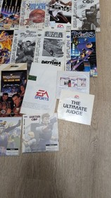Sega SaturnLot Of 15 Manuals W/ Inserts, Guardian Heroes RARE!, Street Fighter