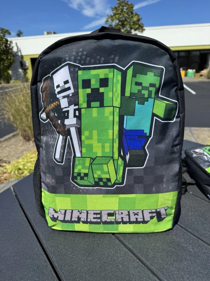 Minecraft 3pcs Book bag Set Back To School Minecraft School bags - Image 2 of 4