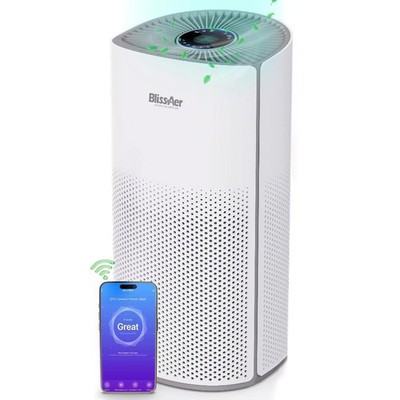 Air Purifiers for Home Large Room Pets Up to 1800 Ft² - Smart WiFi & Voice Co...