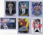 MIKE TROUT 6 Card Lot Topps Bowman Chrome Update Stadium Club Insert Mojo ANGELS