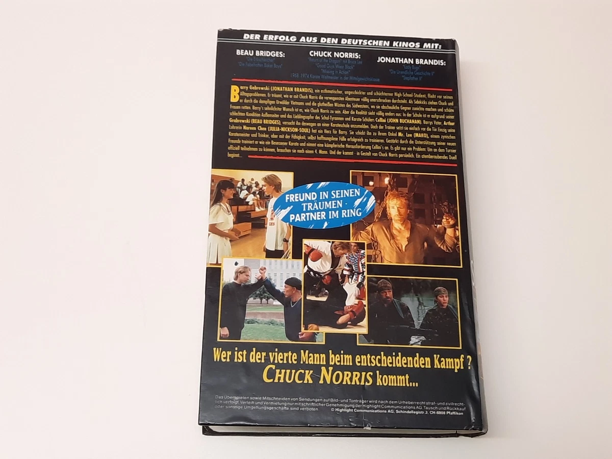 Sidekicks 1992 VHS German PAL Video Hartbox Chuck Norris Jonathan Brandis