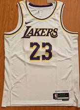 Mens Nike Los Angeles Lakers Lebron James 23 NBA Swingman Jersey sz.L 48 NWT