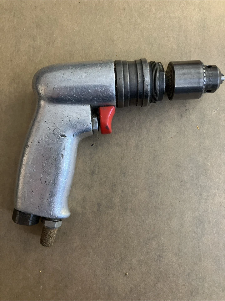 Desoutter Palm Hand Pneumatic Air Inline Drill Aircraft Tool 3000 RPM MODEL T2-P - Image 2 of 3