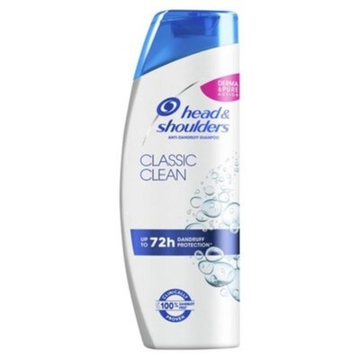 Head & Shoulders Antidandruff Classic Clean Shampoo 400ml [6 Pack]