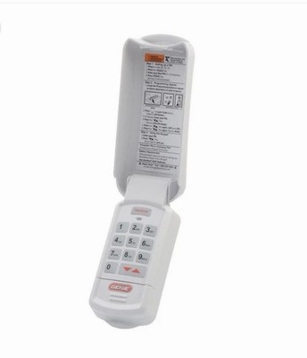Genie Wireless Keypad Keyless Entry Door Opener Control White GWK 315MHz