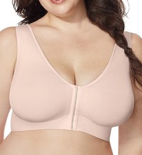 Just My Size MJ1274 by Hanes Pure Comfort Front Closure Wirefree Bra