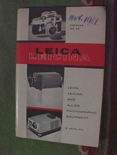 Vintage LEICA LEICINA 7 ALLIED PHOTO EQUIPMENT CATALOG No. 36 OCT 1 1961