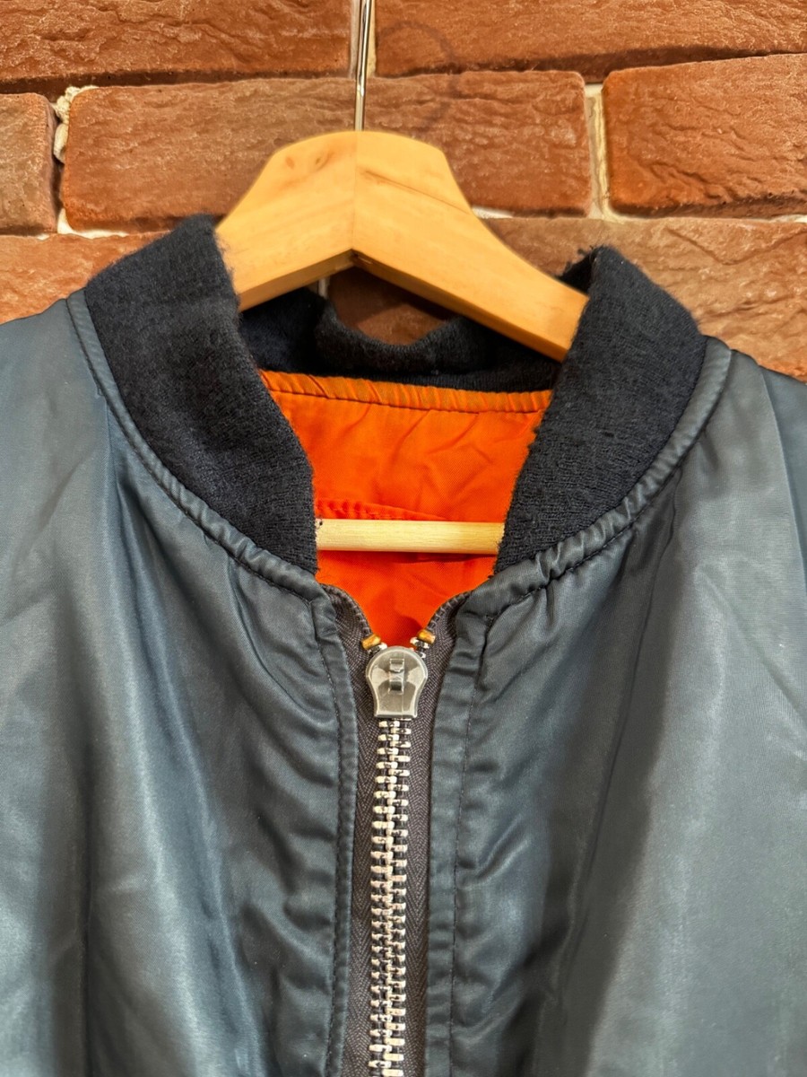 80s 90s ALPHA INDUSTRIES MA-1 USA製 L 90s Alpha Industries Ma1 Flyer Two-sided Bomber Jacket | eBay
