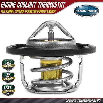 Engine Coolant Thermostat for Subaru Outback Forester Impreza Legacy Tribeca 60 