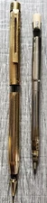Rare Early Vtg Sheaffer Gold Electroplated Mechanical Crown Retractable Pencil 