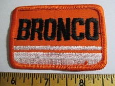 Bronco Vintage Patch Original NOS Embroidered Car Racing Ford Auto SUV