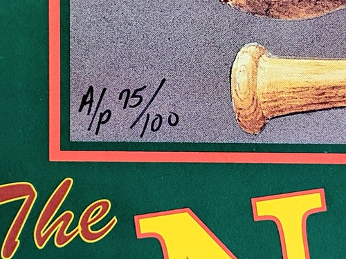The Negro Leagues Poster Artist’s Proof Signed Christopher Paluso Italian Am COA - Picture 3 of 21